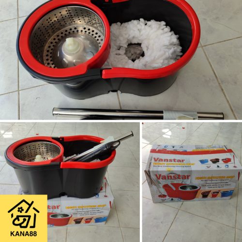 Alat Pel Lantai Vanstar Putar 360 Derajat Rotating Mop Spin Mop