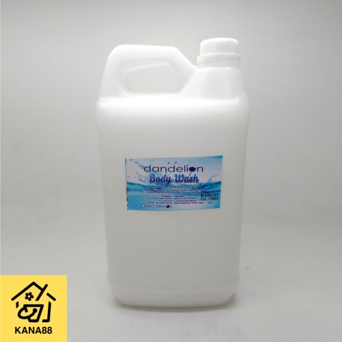 Body Wash Dandelion Jerigen 5 Liter Light Blue Sabun Badan Mandi