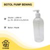 Botol Pump Bening 500 ml Plastik Murah