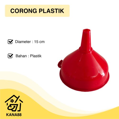 Corong Plastik 15 cm Corong Air Tebal Serbaguna