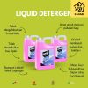Deterjen Cair Snap Clean 4L Liquid Deterjent Matic Rendah Busa