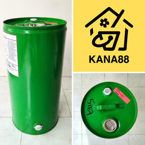 Drum Besi Kosong Hijau 30 Liter Bekas Masih Bagus Mulus