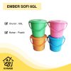Ember Sofi 6GL Summo Timba 22 Liter Kualitas Premium + Tutup Gagang Pail Bucket