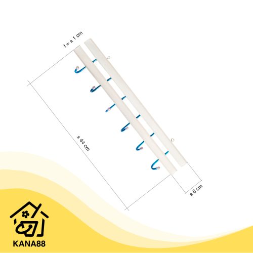 Gantungan Kastok Baju Kayu Dragon Isi 6 Mata Hanger
