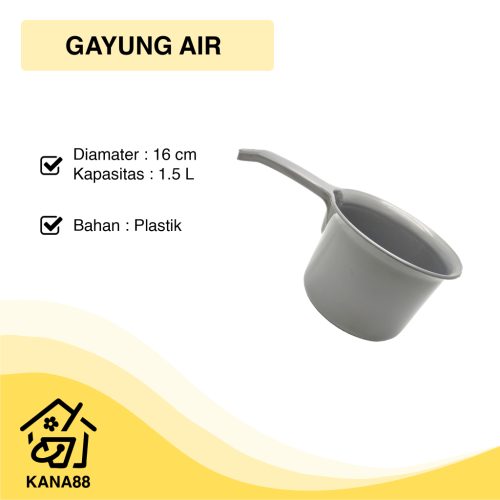 Gayung Mandi S-Nyoto Gayung Air Plastik Tebal Polos Ciduk Air Murah