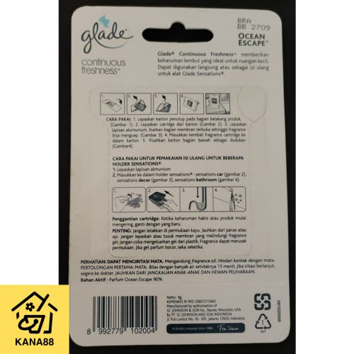 Glade Continues Freshness 8 gr Pengharum Ruangan Gantung Tempel Air Freshner