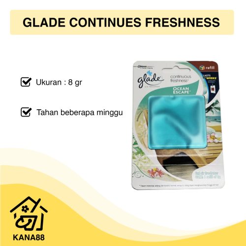 Glade Continues Freshness 8 gr Pengharum Ruangan Gantung Tempel Air Freshner