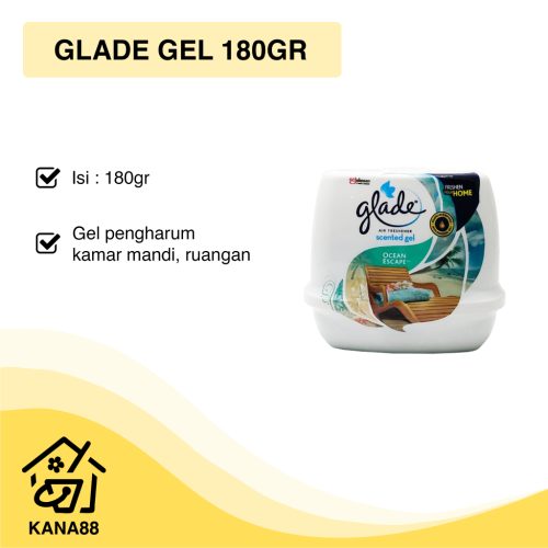 Glade Gel 180gr Pewangi Kamar Mandi Ruangan Air Freshner