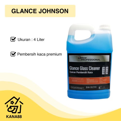 Glance SC Johnson 4L Cairan Pembersih Kaca Meja Minyak Kerak Kapur