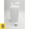 Jerigen 1 Liter Baru Dengan Tutup Dalam dan Luar Plastik Tebal HDPE