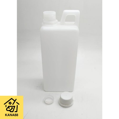 Jerigen 1 Liter Baru Dengan Tutup Dalam dan Luar Plastik Tebal HDPE
