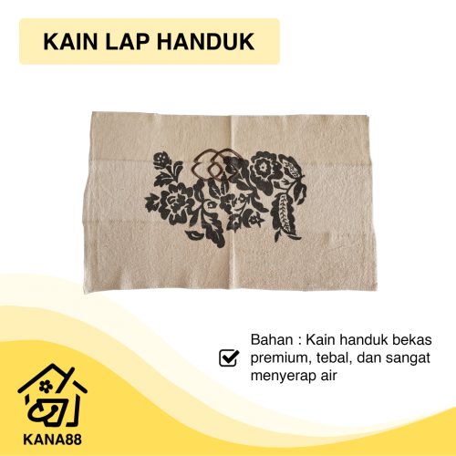 Kain Lap Handuk Bekas Premium Kain Handuk Sambungan Daya Serap Kuat