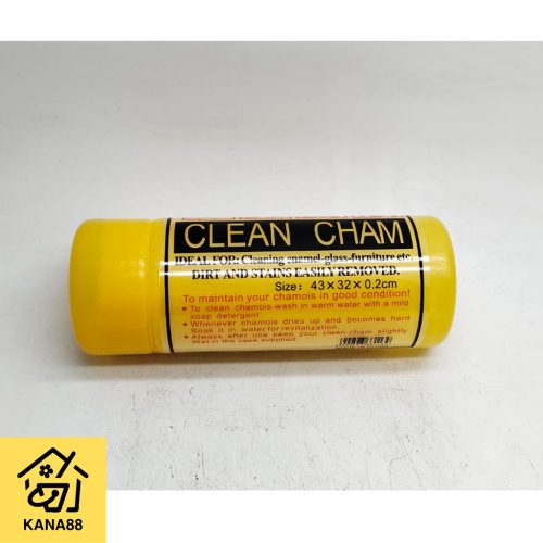 Kanebo Kuning Lap Karet Chamois + Wadah Kualitas Bagus