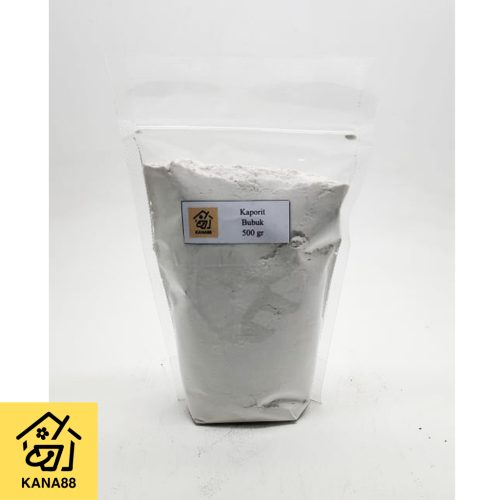 Kaporit Bubuk 500 Gram Calcium Hypochlorite Chlorine Bleach Pemutih Pakaian Pembersih Air Kolam Disinfektan