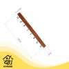 Kastok Kayu Isi 8 Gantungan Baju Coklat Hanger Pakaian