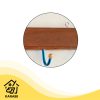Kastok Kayu Isi 8 Gantungan Baju Coklat Hanger Pakaian