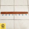Kastok Kayu Isi 8 Gantungan Baju Coklat Hanger Pakaian