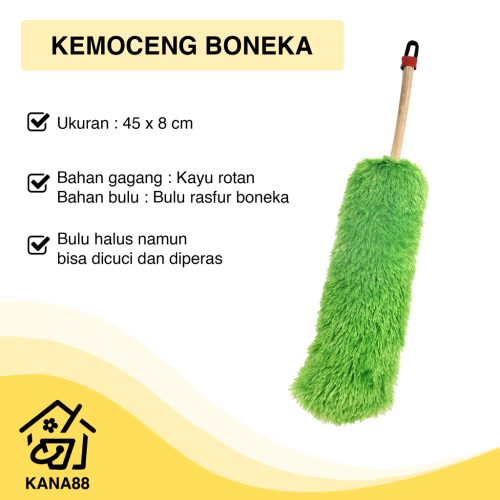 Kemoceng Halus Vivin Jaya Sulak Bulu Rasfur Boneka Anti Gores