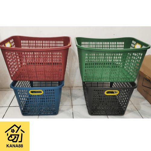 Keranjang Laundry Pajero Henka Kotak 45 Liter Keranjang Baju Besar