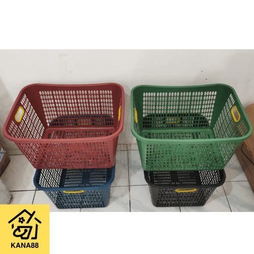 Keranjang Laundry Pajero Henka Kotak 45 Liter Keranjang Baju Besar