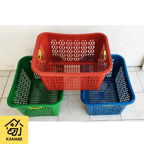 Keranjang Laundry VTR Warna Kotak 50 Liter Keranjang Baju Besar