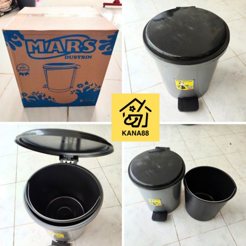 Keranjang Sampah Plastik  Injak Pedal Mars Tempat Sampah Dustbin