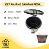 Keranjang Sampah Plastik  Injak Pedal Mars Tempat Sampah Dustbin