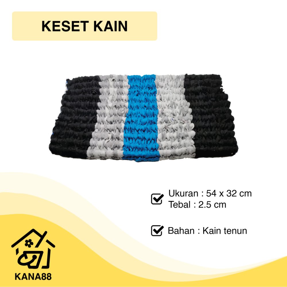 Keset Kain Mutiara Kain Tenun Anyam Rajut Tebal Murah