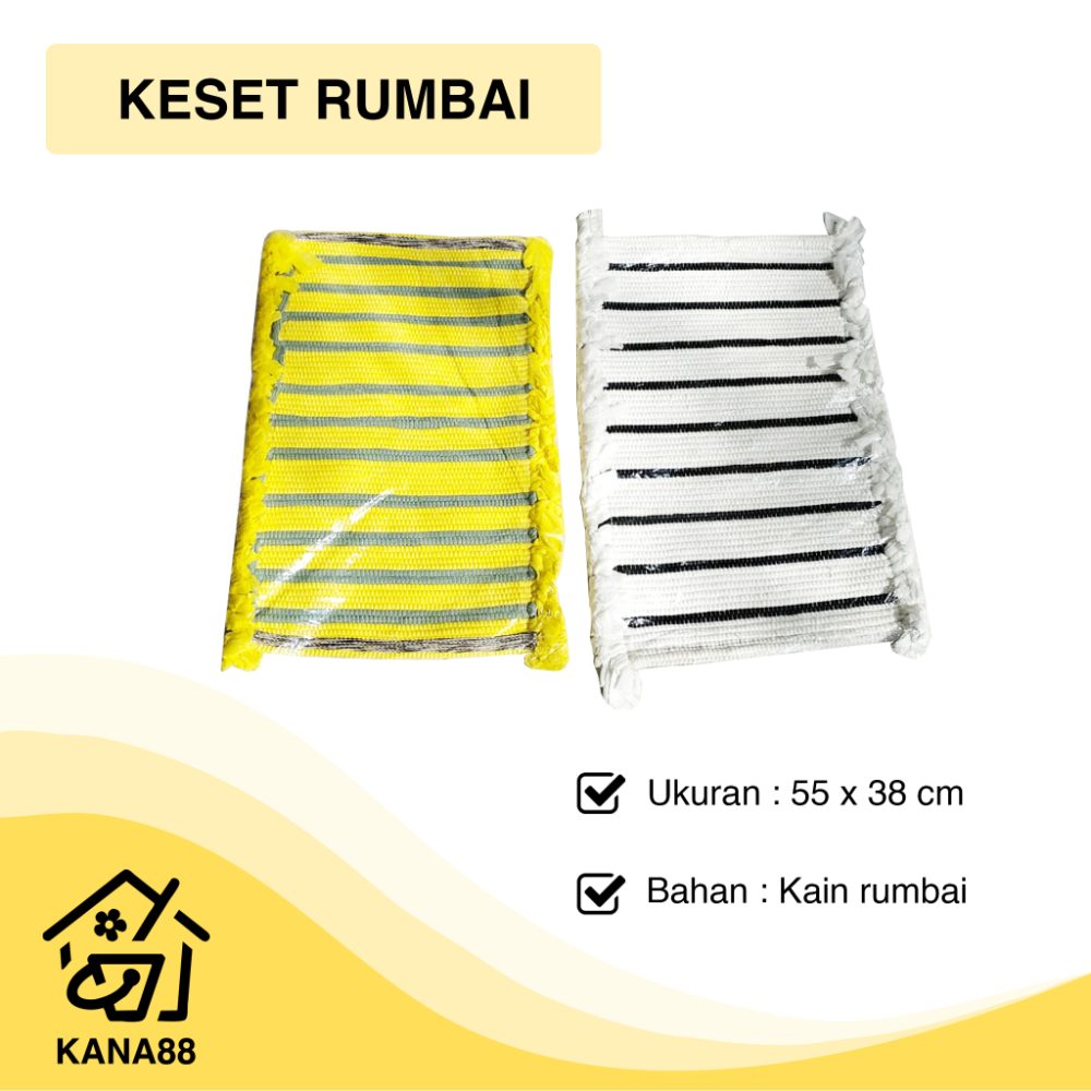 Keset Rumbai BeClean Keset Lantai Kain Kualitas Premium Floor Mat