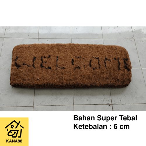 Keset Sabut Welcome 100cm Super Tebal Bahan Sabut Kelapa