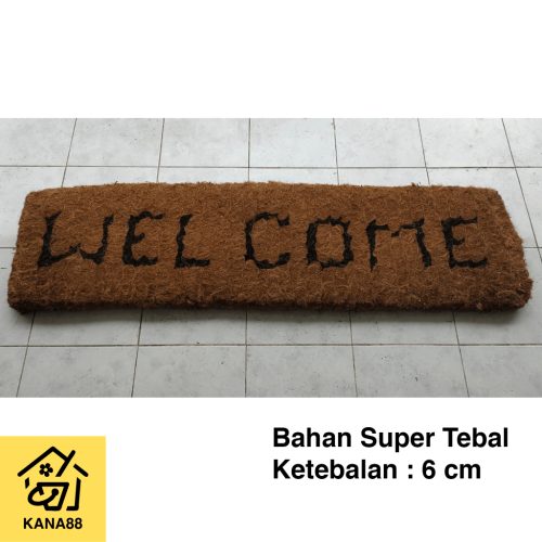 Keset Sabut Welcome 200cm Super Tebal Bahan Sabut Kelapa Premium