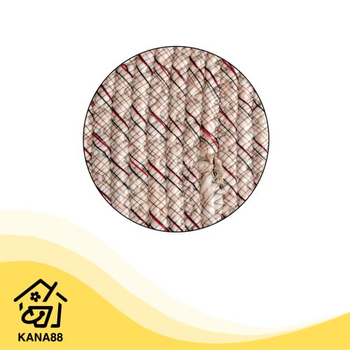 Keset Sumbu Oval Baggon Dacron Jahit Anyam Spiral Padat Tebal