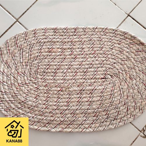 Keset Sumbu Oval Baggon Dacron Jahit Anyam Spiral Padat Tebal