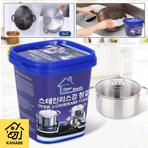 Krim Pembersih Kerak Panci Stainless Aluminium Besi 400gr Degreaser Pembersih Karat