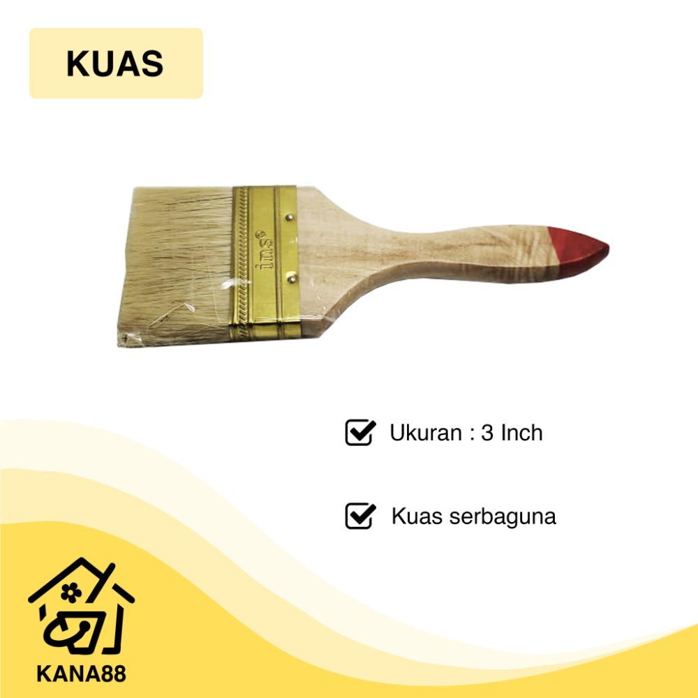 Kuas 3 Inch Pembersih Serbaguna Praktis Multipurpose Brush
