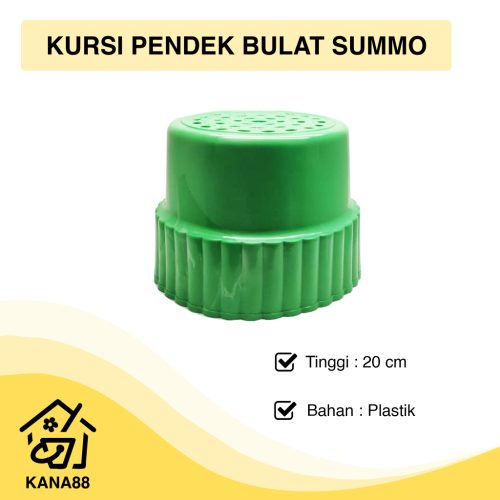 Kursi Pendek Bulat Summo Kursi Jongkok Dingklik Plastik