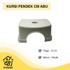 Kursi Pendek CM Abu Plastik Kursi Jongkok Dingklik Bangku Jongkok