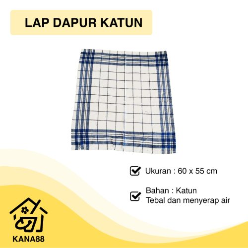 Lap Dapur Katun Super RL Kain Serbet Jumbo Tebal Serbaguna