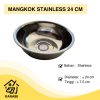 Mangkok Baskom Stainless Steel Wash Basin
