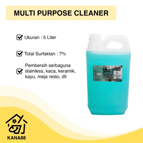 Multi Purpose Cleaner Pirwos 5 Liter MPC Pembersih Kaca Stainless Kayu Keramik Serbaguna Multi Surface Cleaner