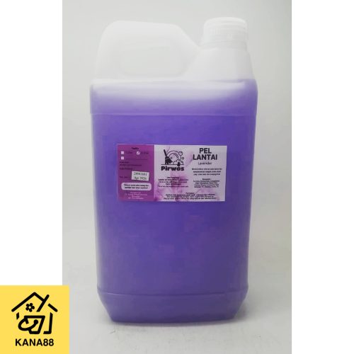Pel Lantai Lavender 5 Liter Pirwos Sabun Pembersih Lantai Floor Cleaner Liquid Soap