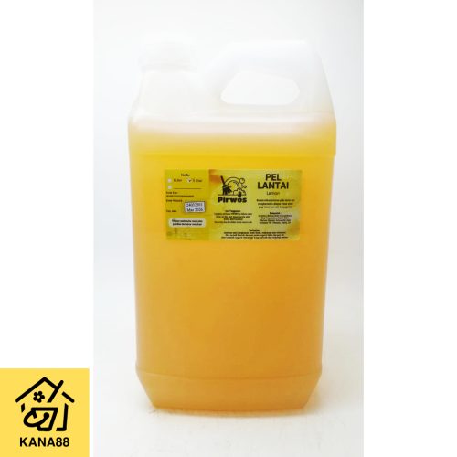 Pel Lantai Lemon 5 Liter Pirwos Sabun Pel Pembersih Lantai Floor Cleaner Liquid Soap