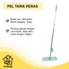 Pel Tarik Peras Microfibre Plastik Flat Mop Tarik Peras Otomatis