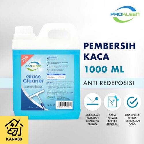 Pembersih Kaca Prokleen 1 Liter Cairan Anti Jamur Kapur Glass Cleaner