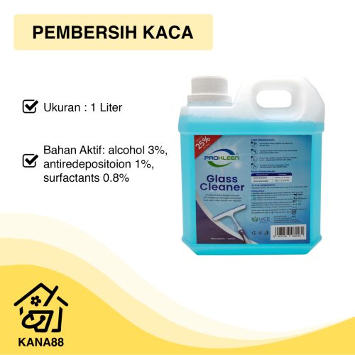 Pembersih Kaca Prokleen 1 Liter Cairan Anti Jamur Kapur Glass Cleaner