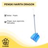 Pengki Narita Dragon Serok Sampah Plastik Lipat Tutup Otomatis