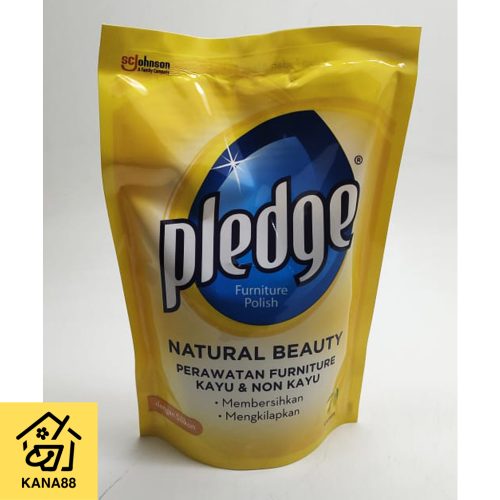 Pledge Pouch 400ml Furniture Polish Refill Natural Beauty Pengkilap Pembersih Mebel