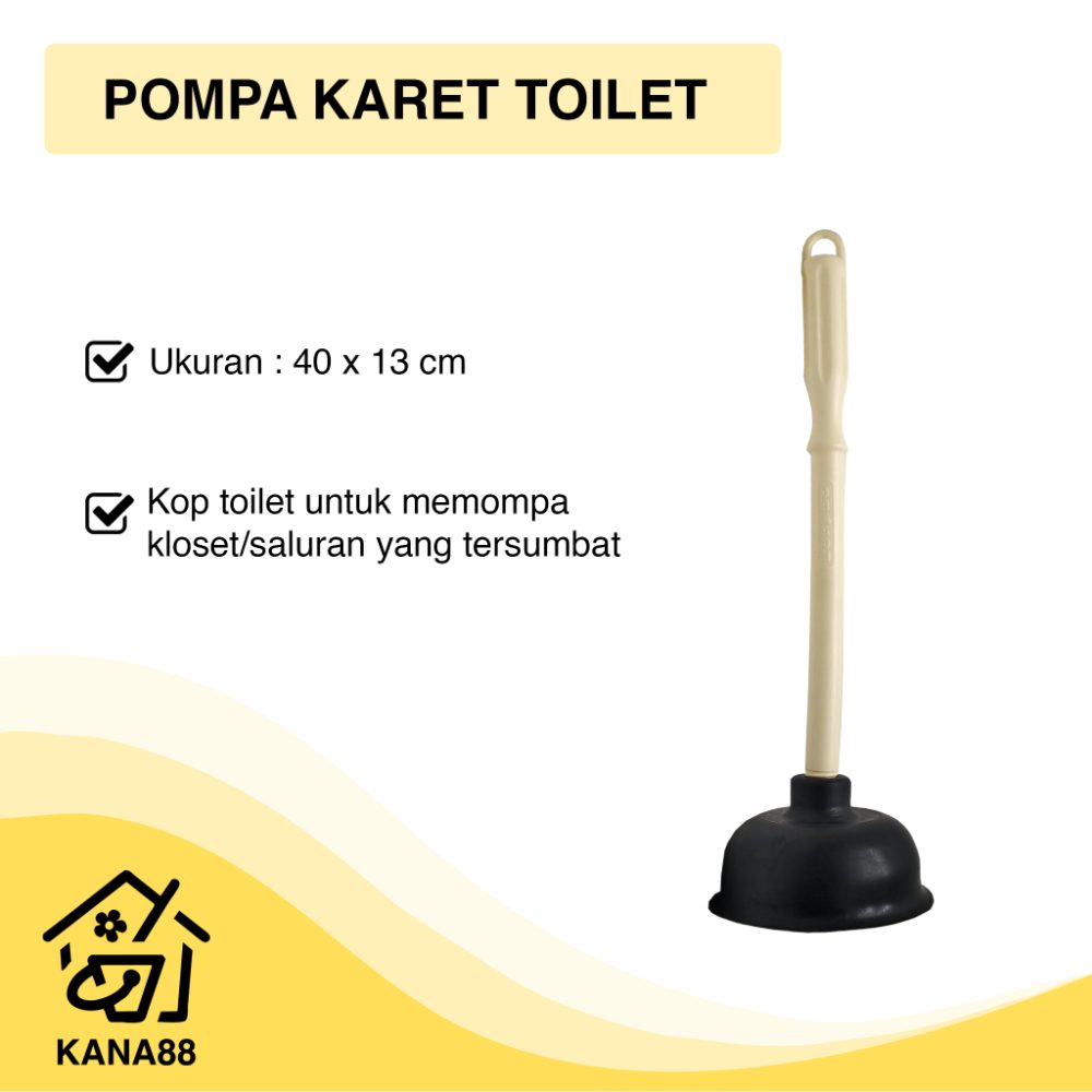 Pompa Karet Dragon Kop Toilet WC Tersumbat Mampet Karet Sedot Kloset Pompa Karet Dragon Kop Toilet WC Tersumbat Mampet Karet Sedot Kloset