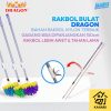 Rakbol Bulat Dragon Sapu Plafon Sawang Langit-Langit Nylon Bisa Diperpanjang