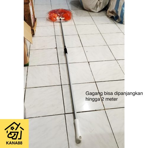 Rakbol Oval Dragon Sapu Plafon Sawang Langit-Langit Telescopic Bisa Dipanjangkan Pembersih Sarang Laba-Laba